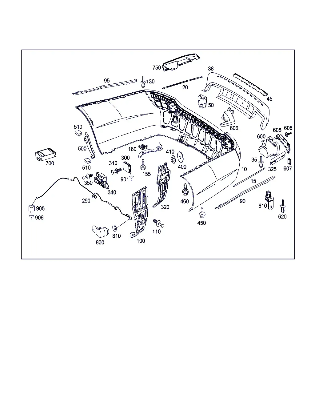 Rear Bumper diagram