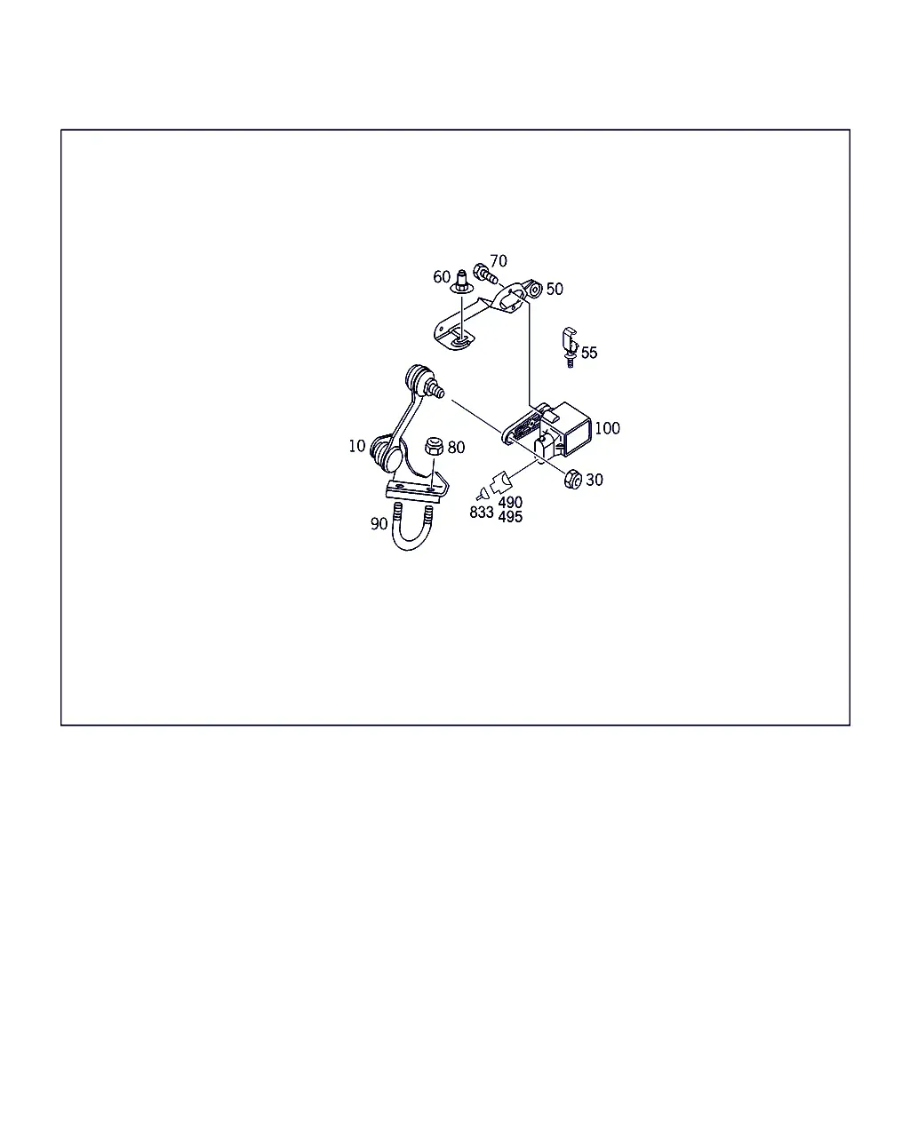 Headlamp leveling sensor diagram