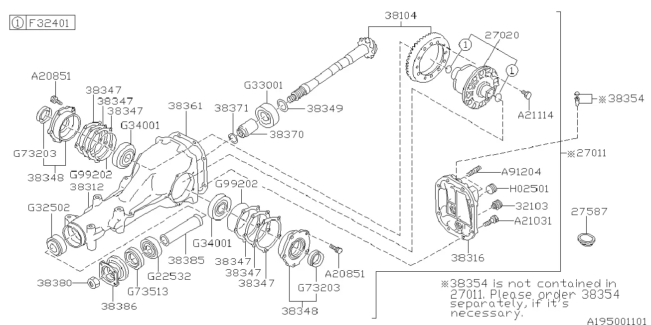Rear Differential diagram
