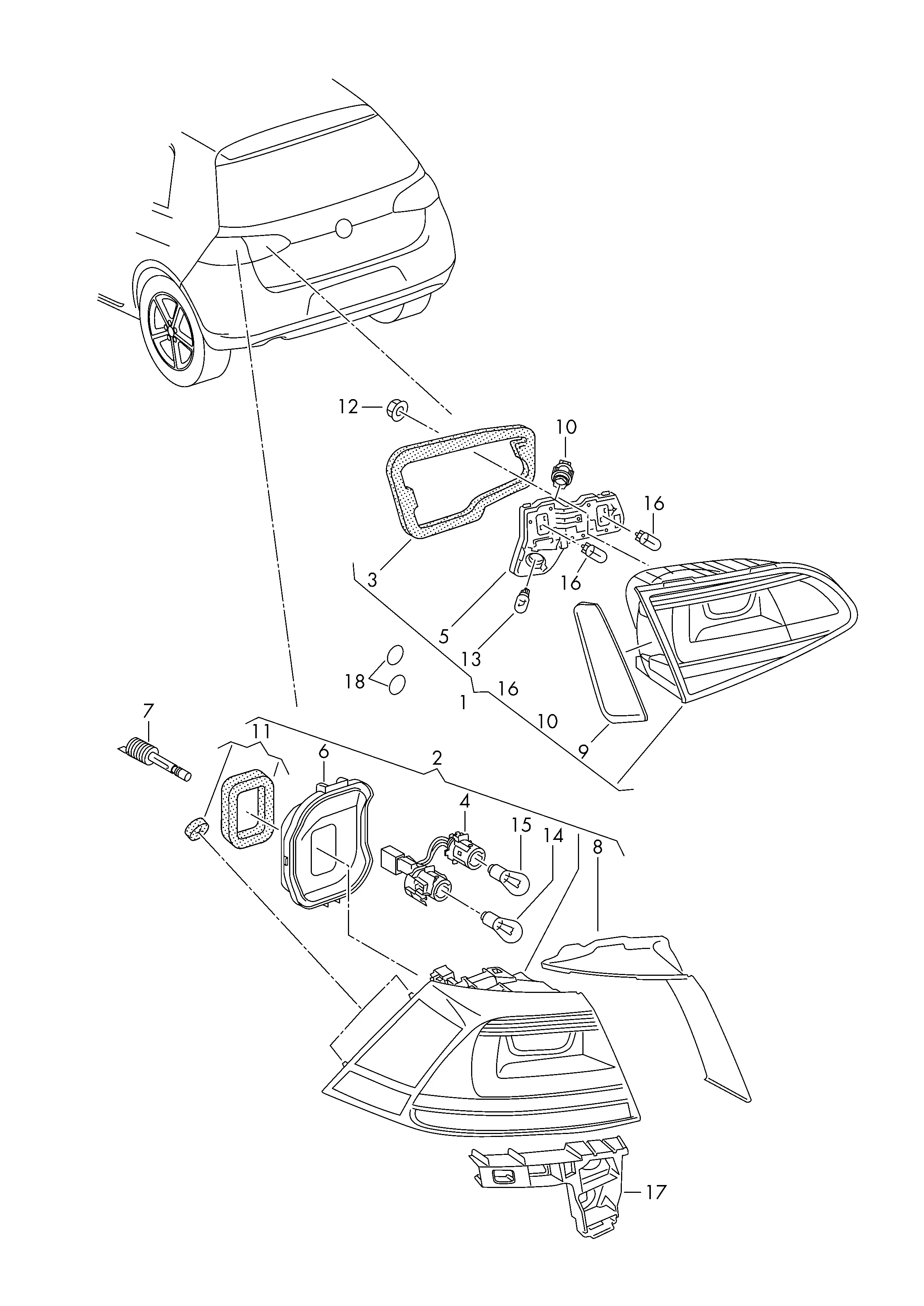 Tail Light diagram