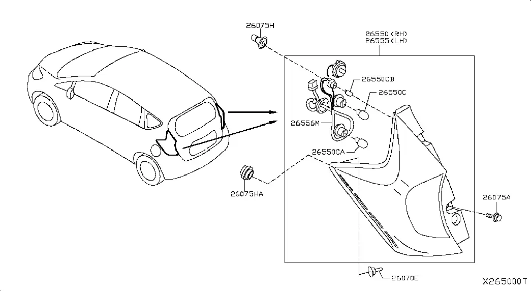 Rear Combination Lamp diagram