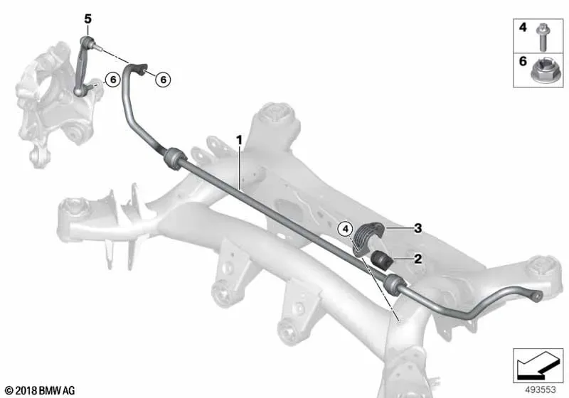 Rear Stabilizer Bar diagram
