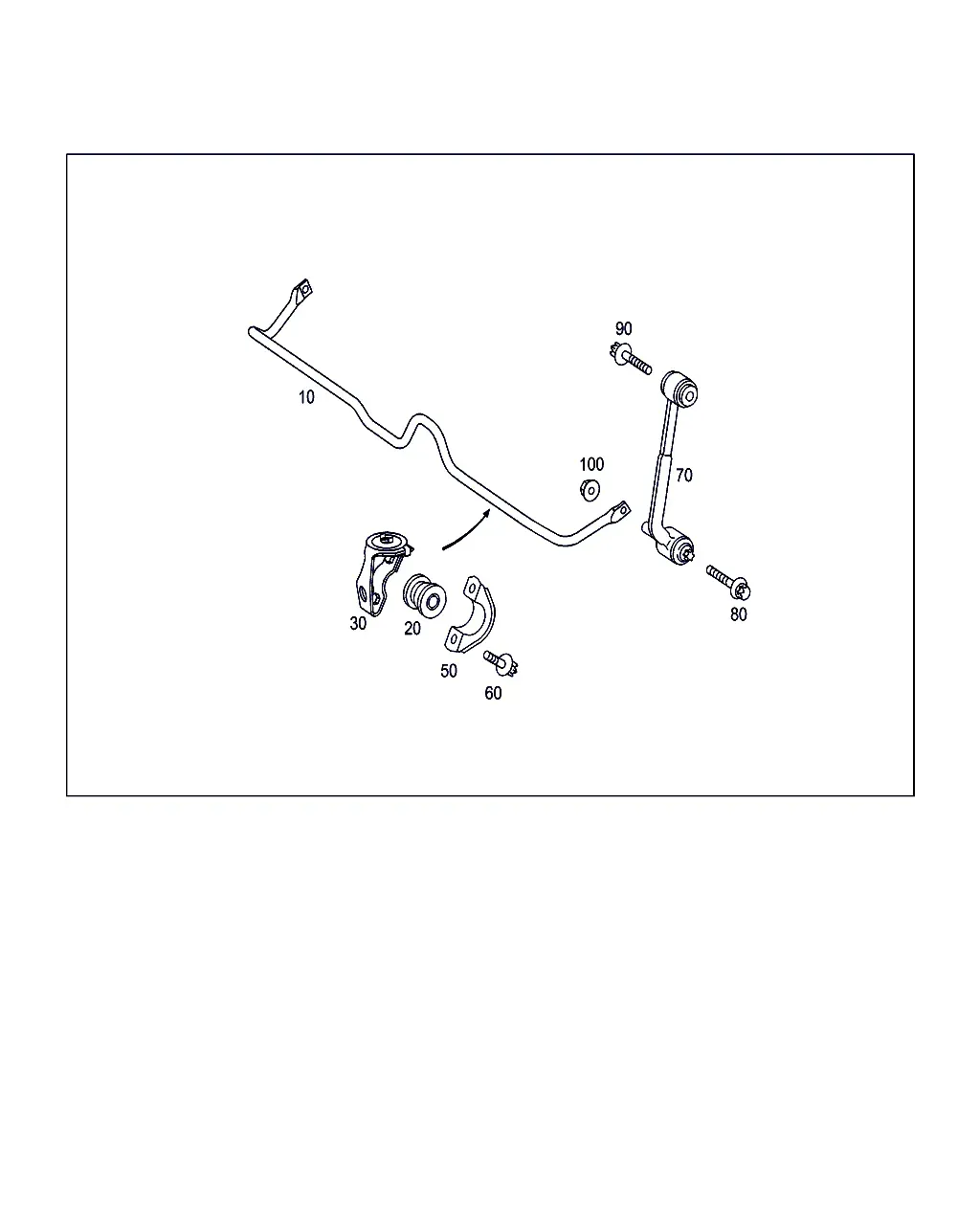 Rear Anti-Roll Bar diagram