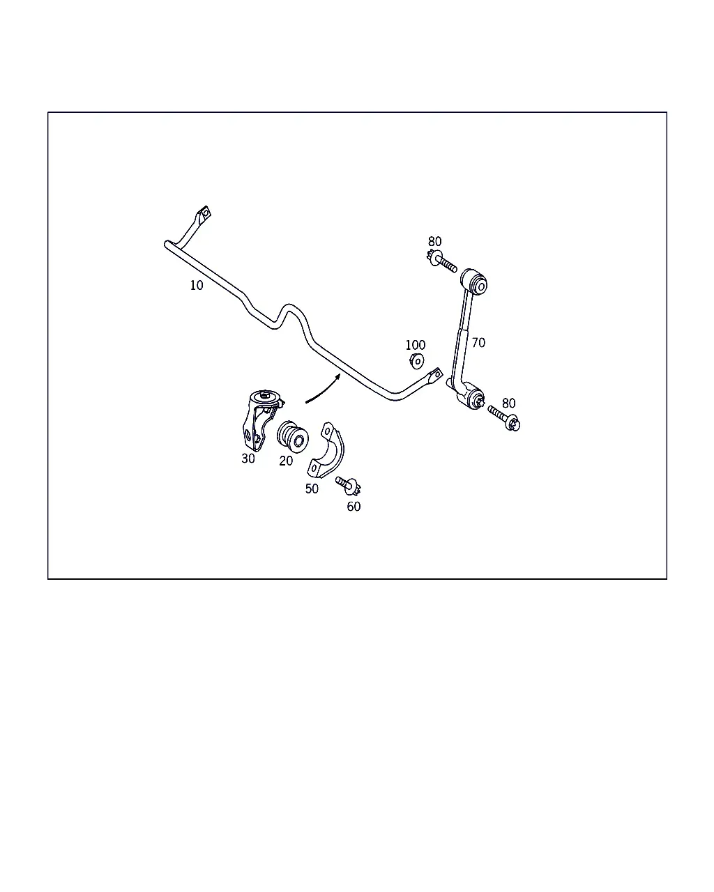Rear Anti-Roll Bar diagram