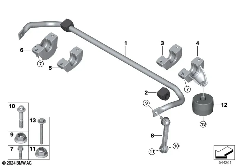 Rear Stabilizer Bar diagram