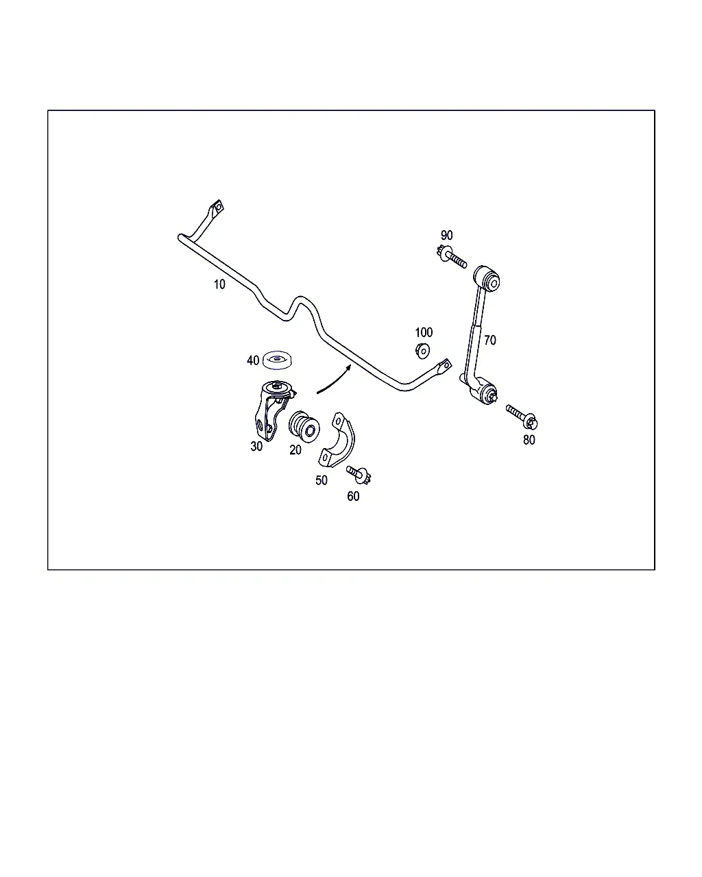 Rear Anti-Roll Bar diagram