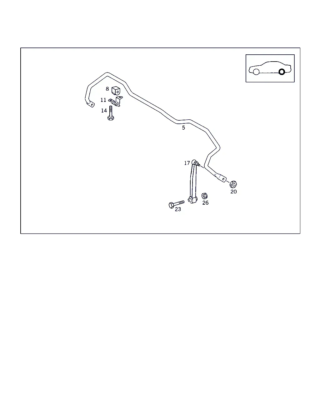 Rear Stabilizer Bar diagram