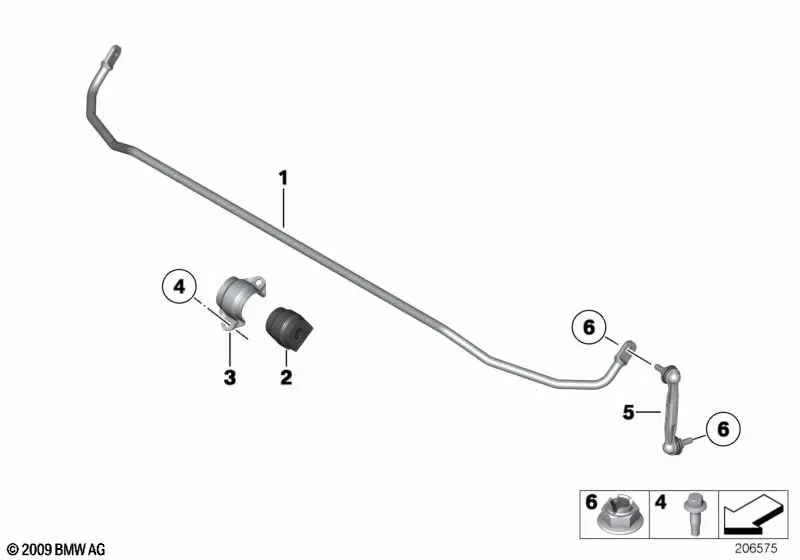 Rear Stabilizer Bar diagram