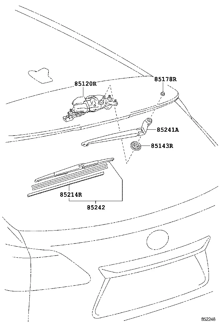 Rear Wiper diagram