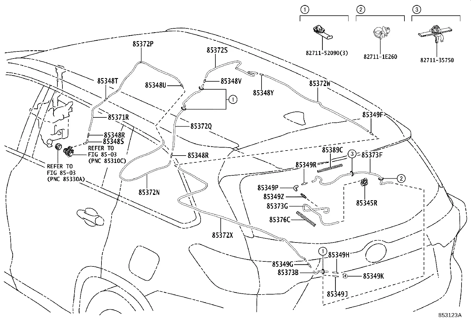 Rear Window Washer diagram