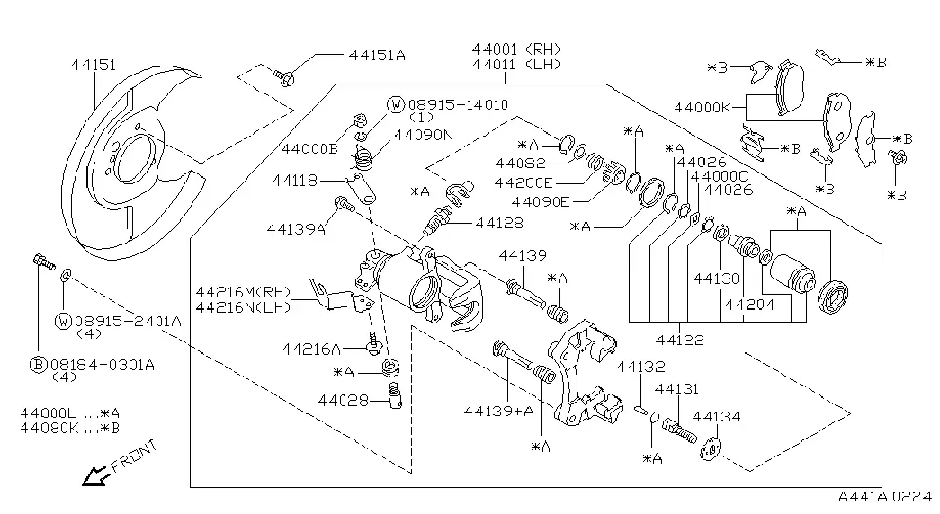 Rear Brake diagram