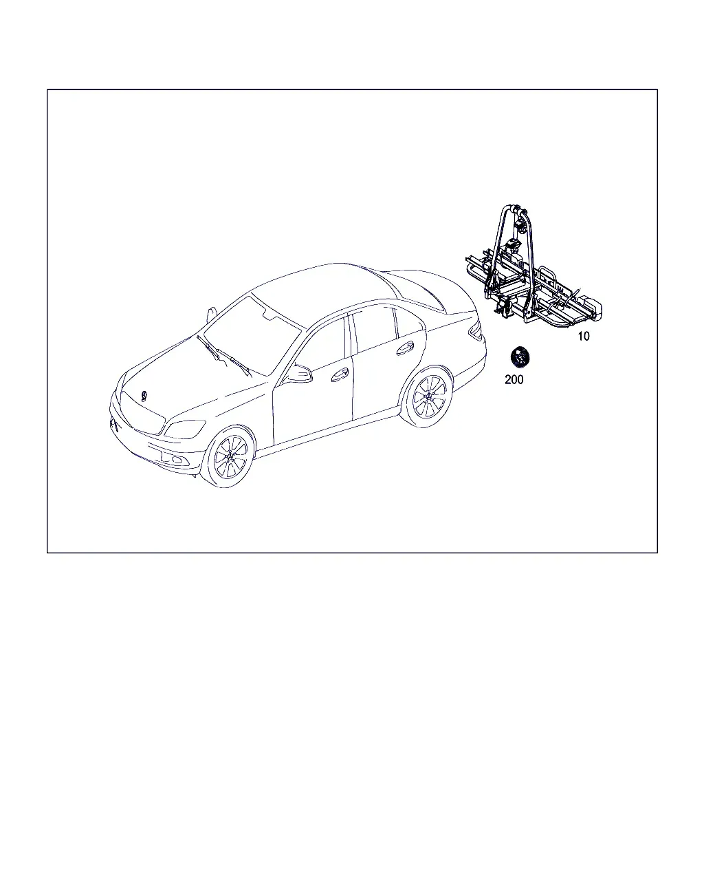 Rear Bicycle Carrier diagram