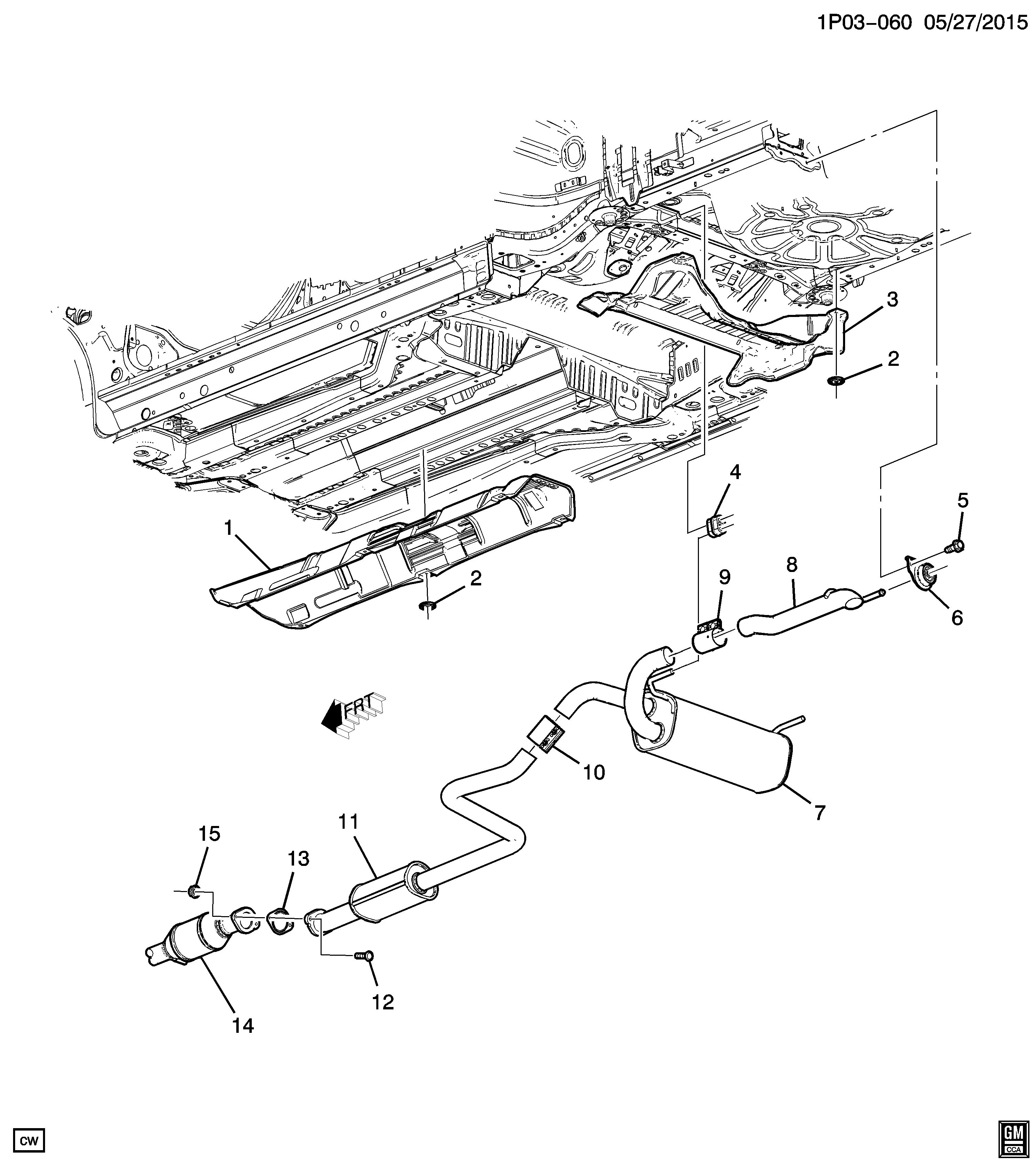Rear Exhaust System diagram