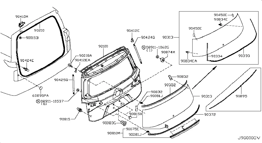 Rear Door diagram
