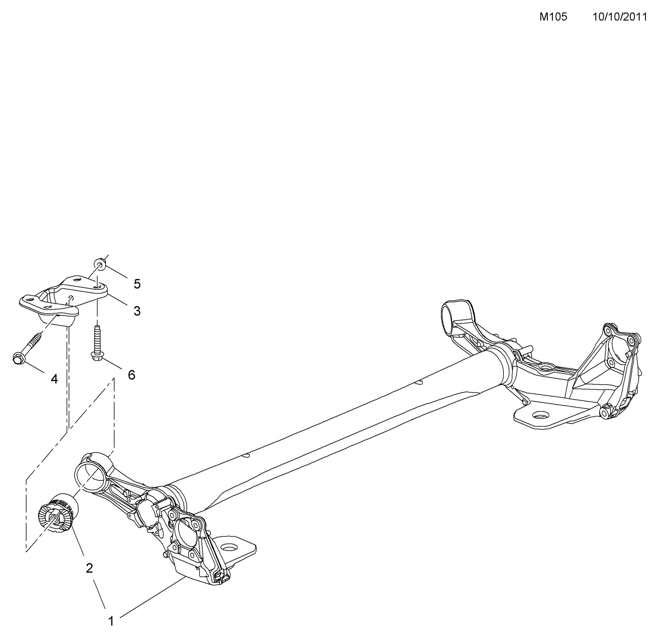 Rear Axle Assembly diagram
