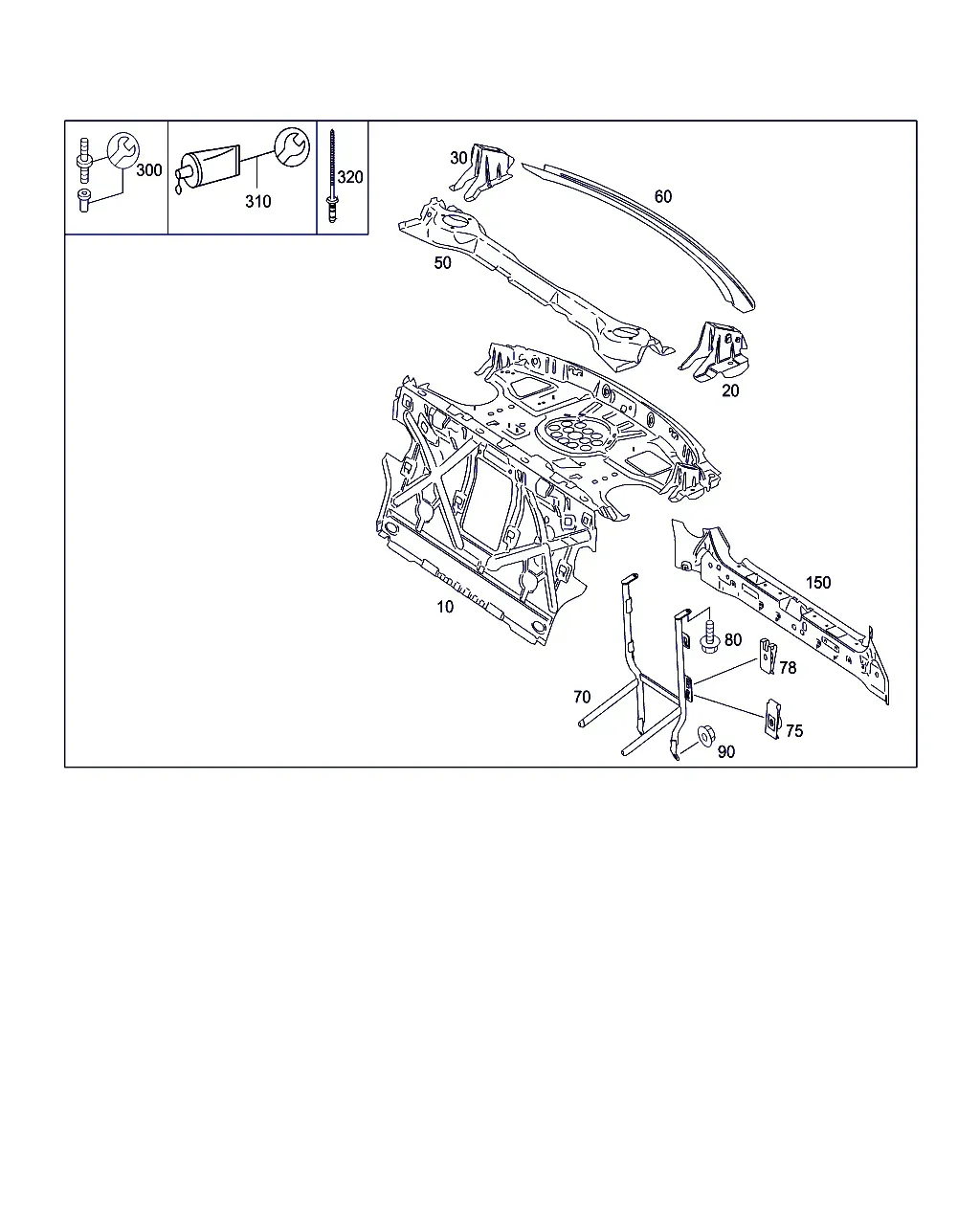 Rear Body Panel diagram