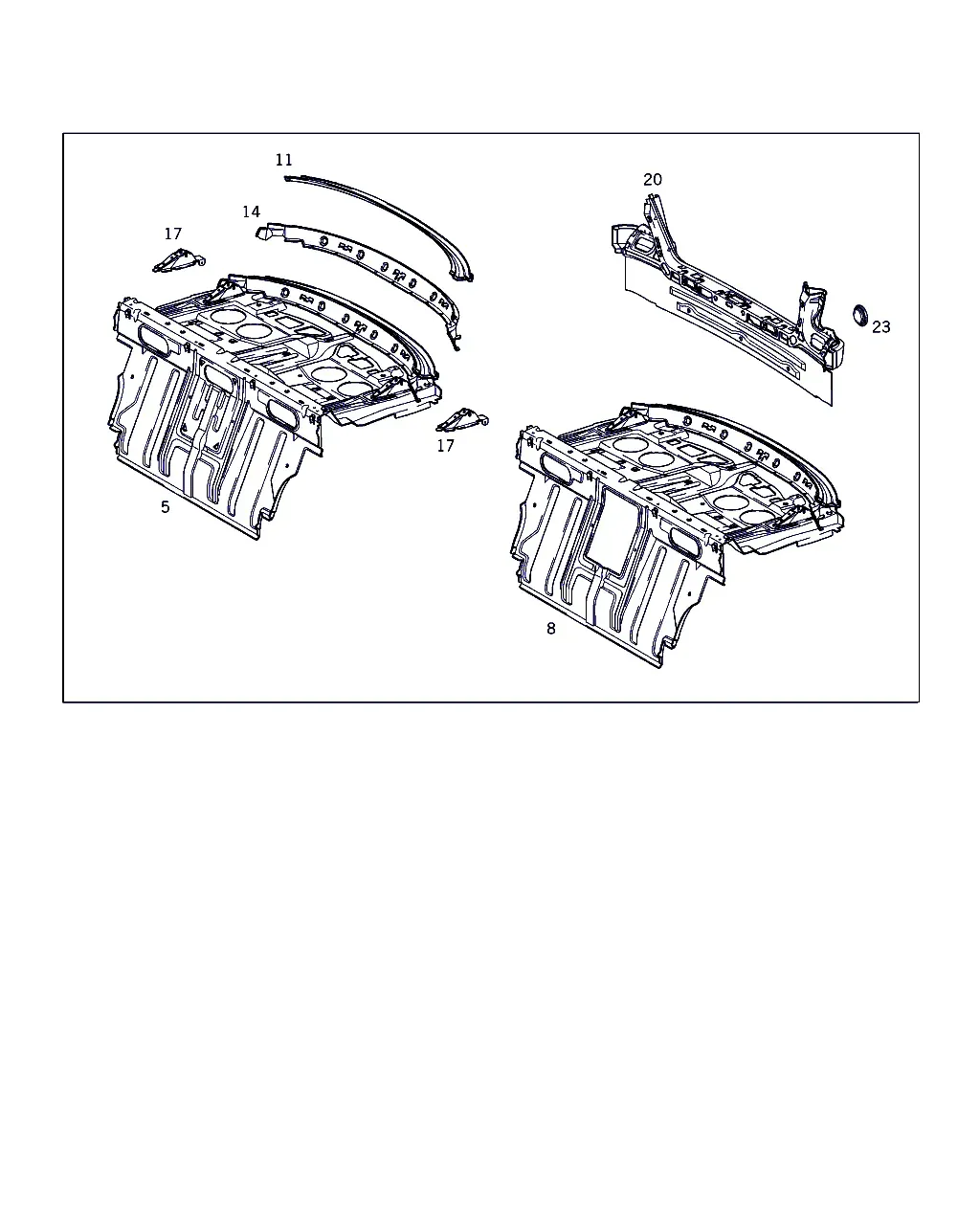 Rear Body Panel diagram