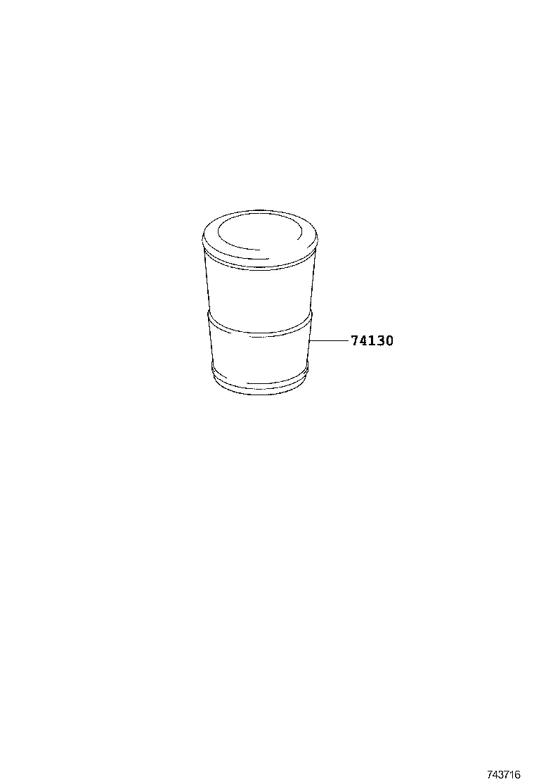 Rear Ashtray diagram
