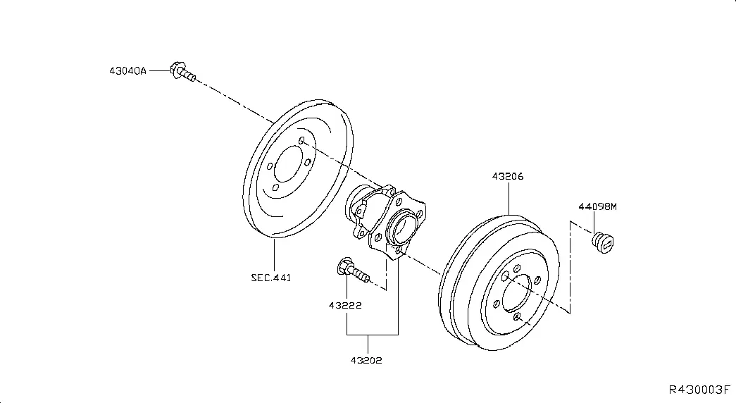 Rear Wheel Hub diagram