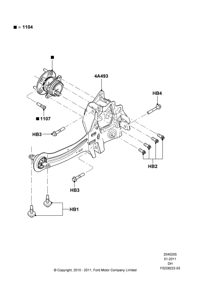 Rear Wheel Hub diagram