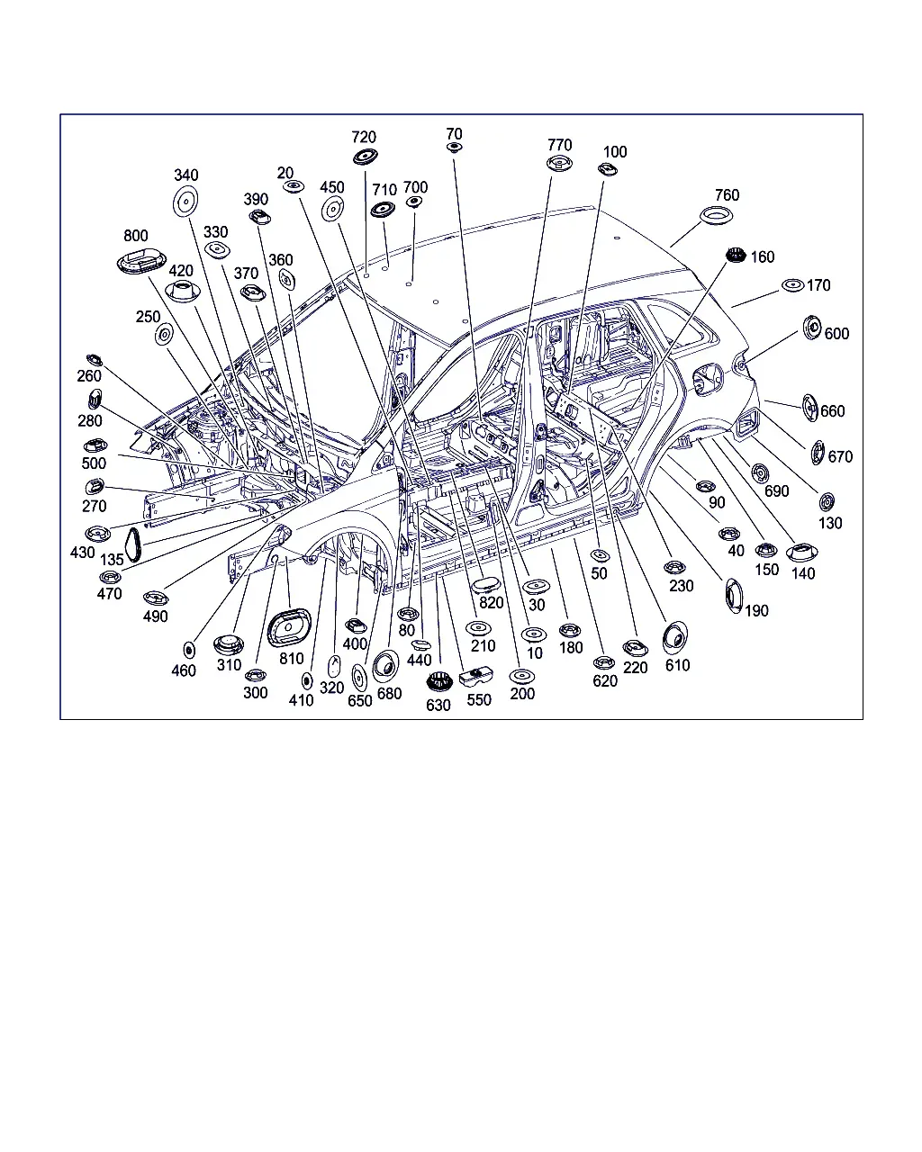 Body Plugs and Bushings diagram