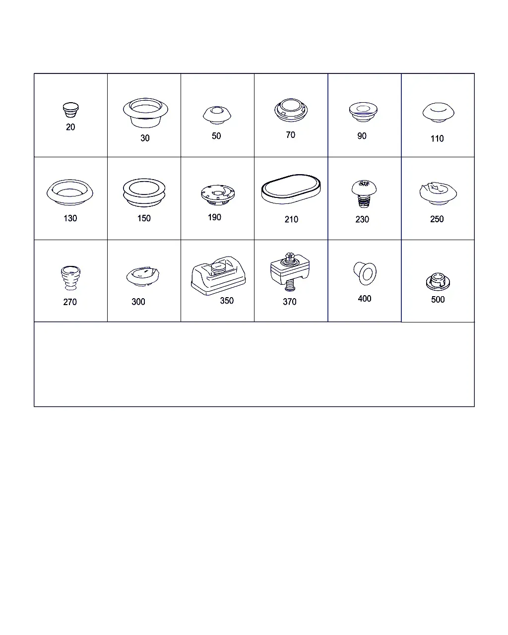 Body Plugs and Bushings diagram