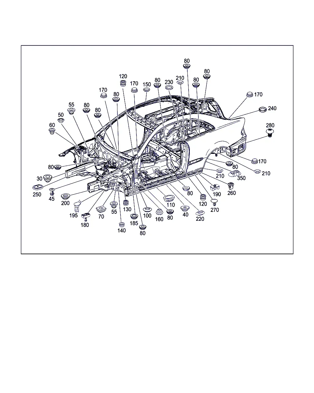 Body Plugs and Bushings diagram