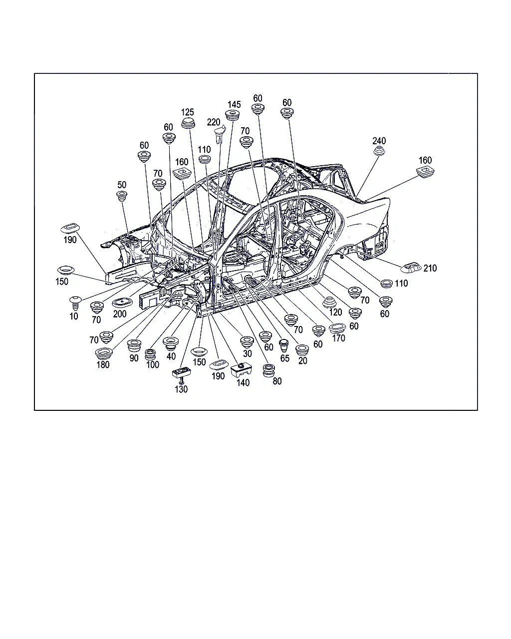 Body Plugs and Bushings diagram