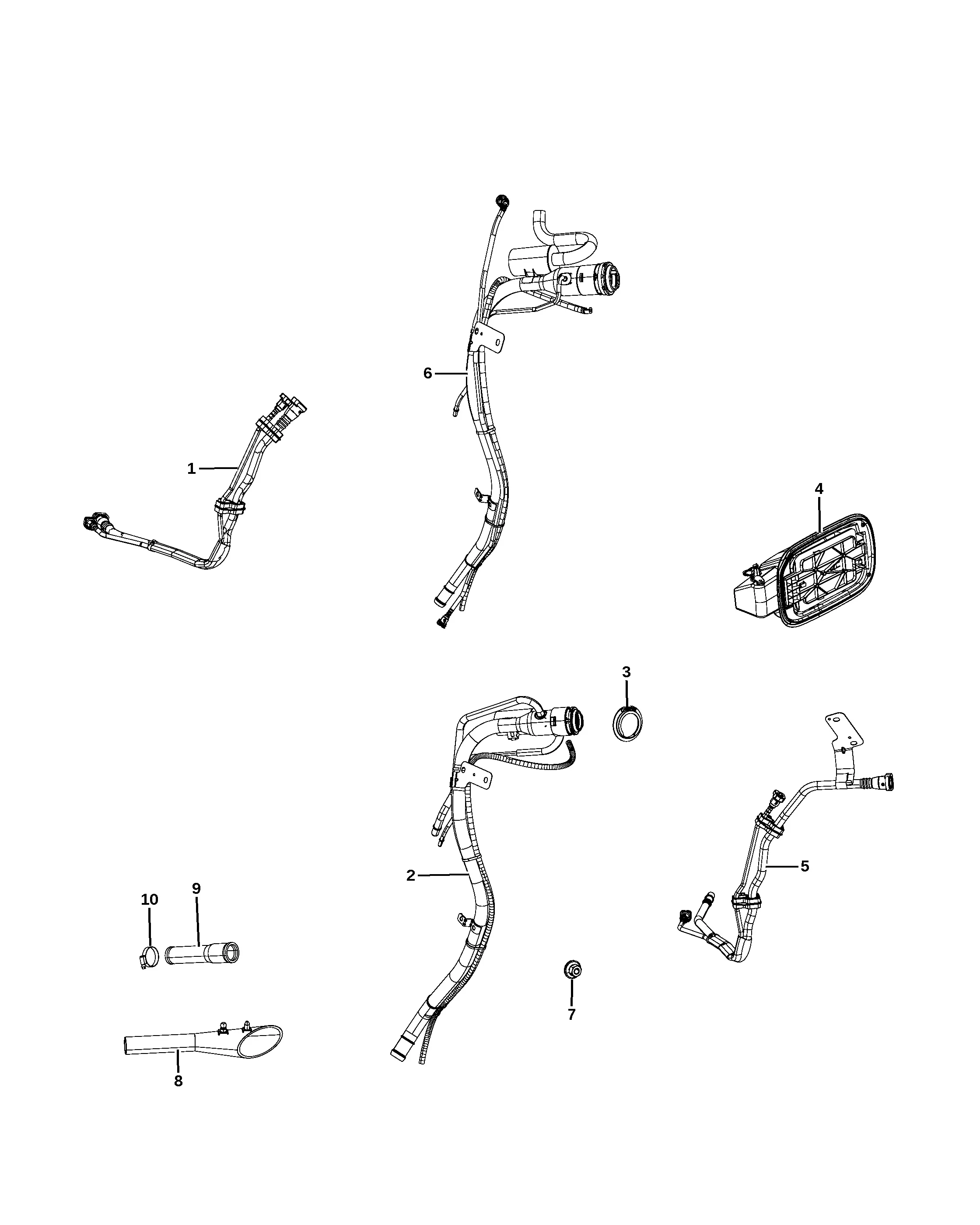 Fuel Filler Tube diagram