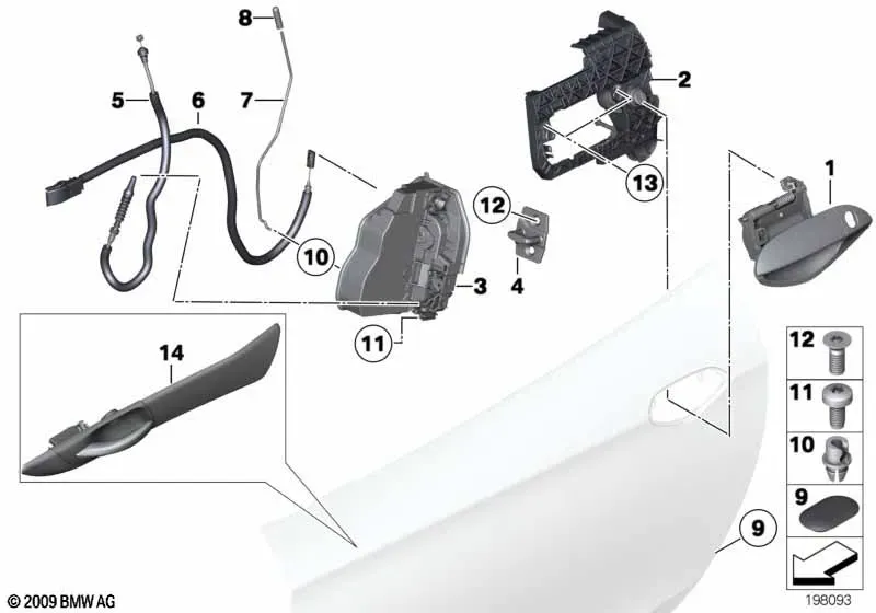 Front Door Locks diagram