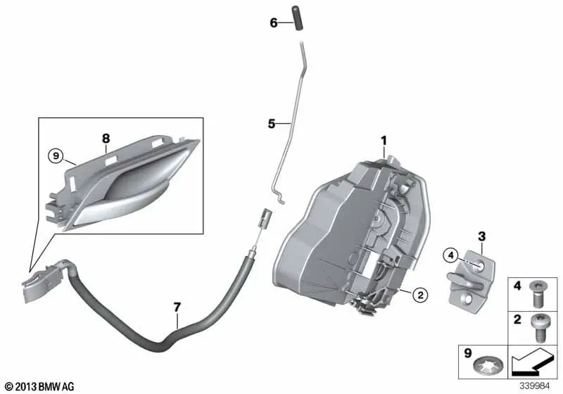 Rear Door Locks diagram