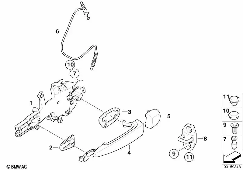 Rear Door Locks diagram