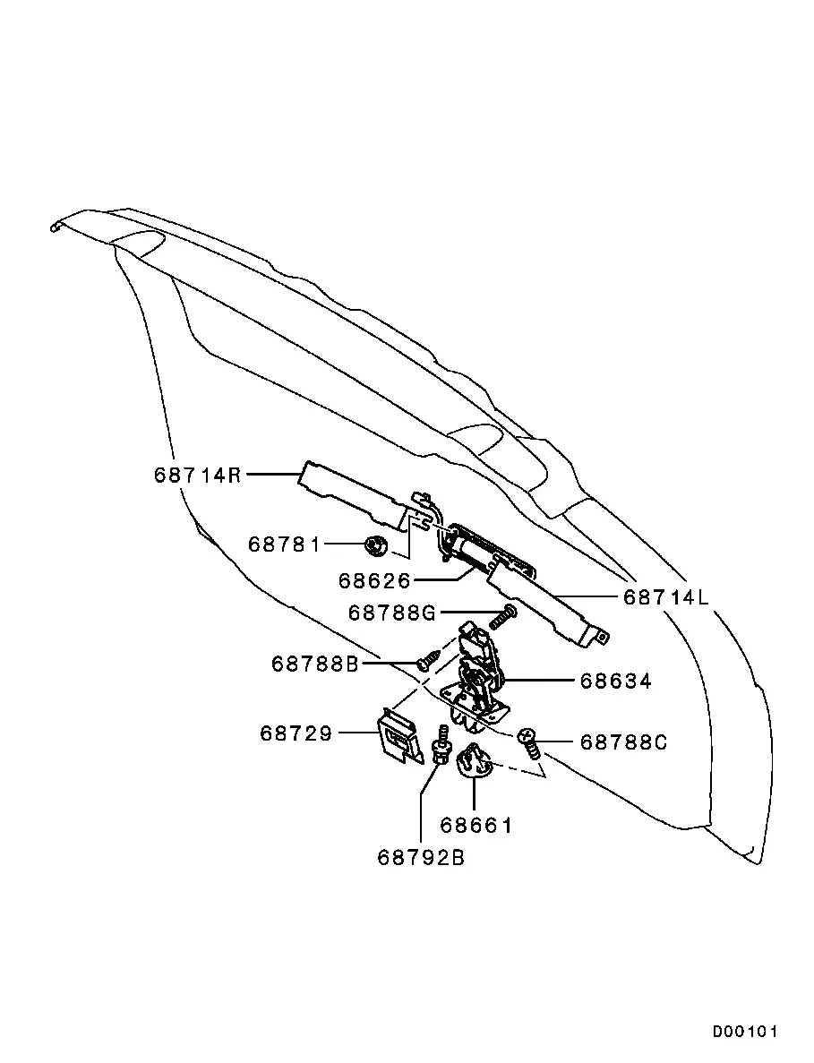 Tailgate Lock diagram