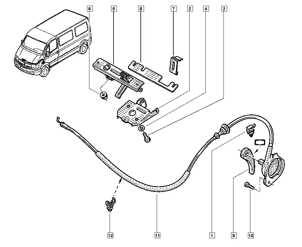 Hood Lock diagram