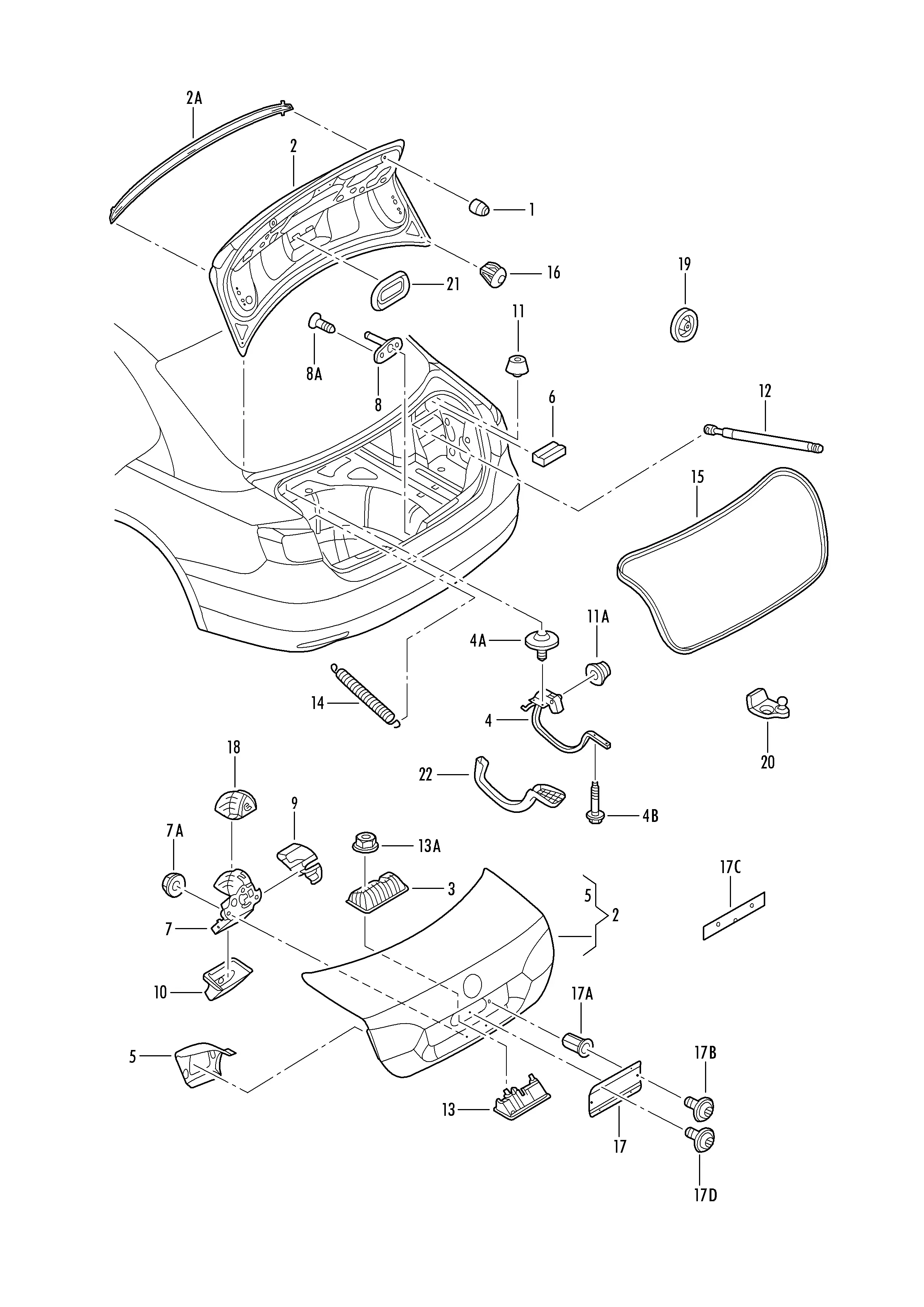 Trunk Lid Lock diagram