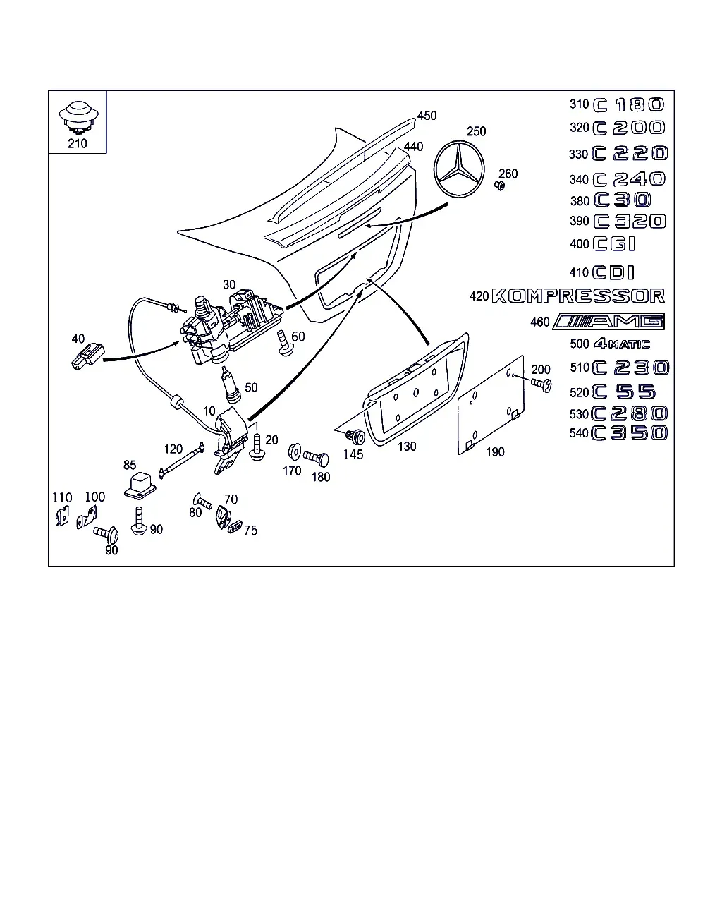 Trunk Lid Lock diagram