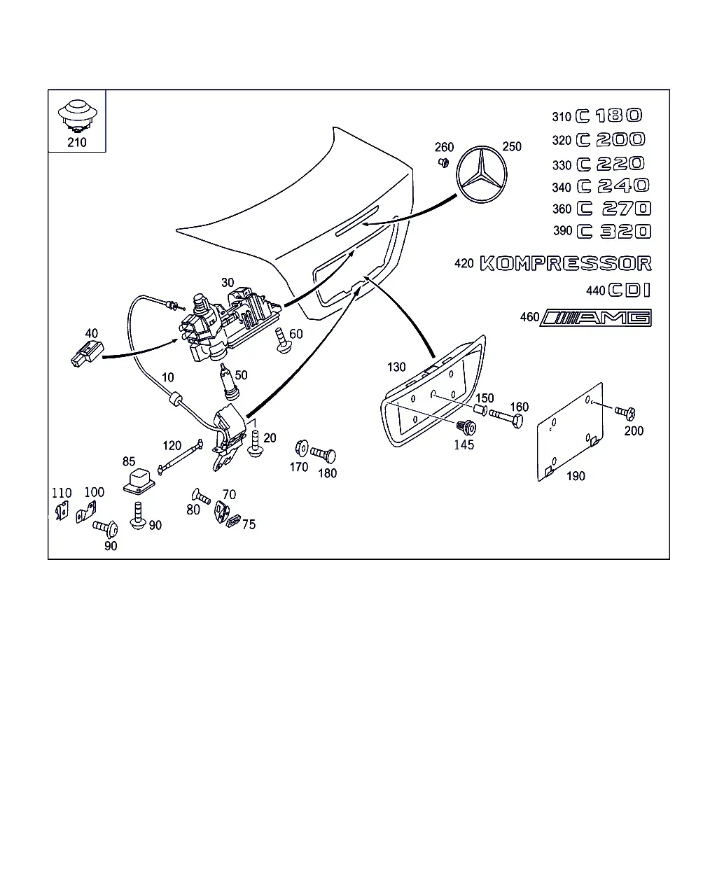 Trunk Lid Lock diagram