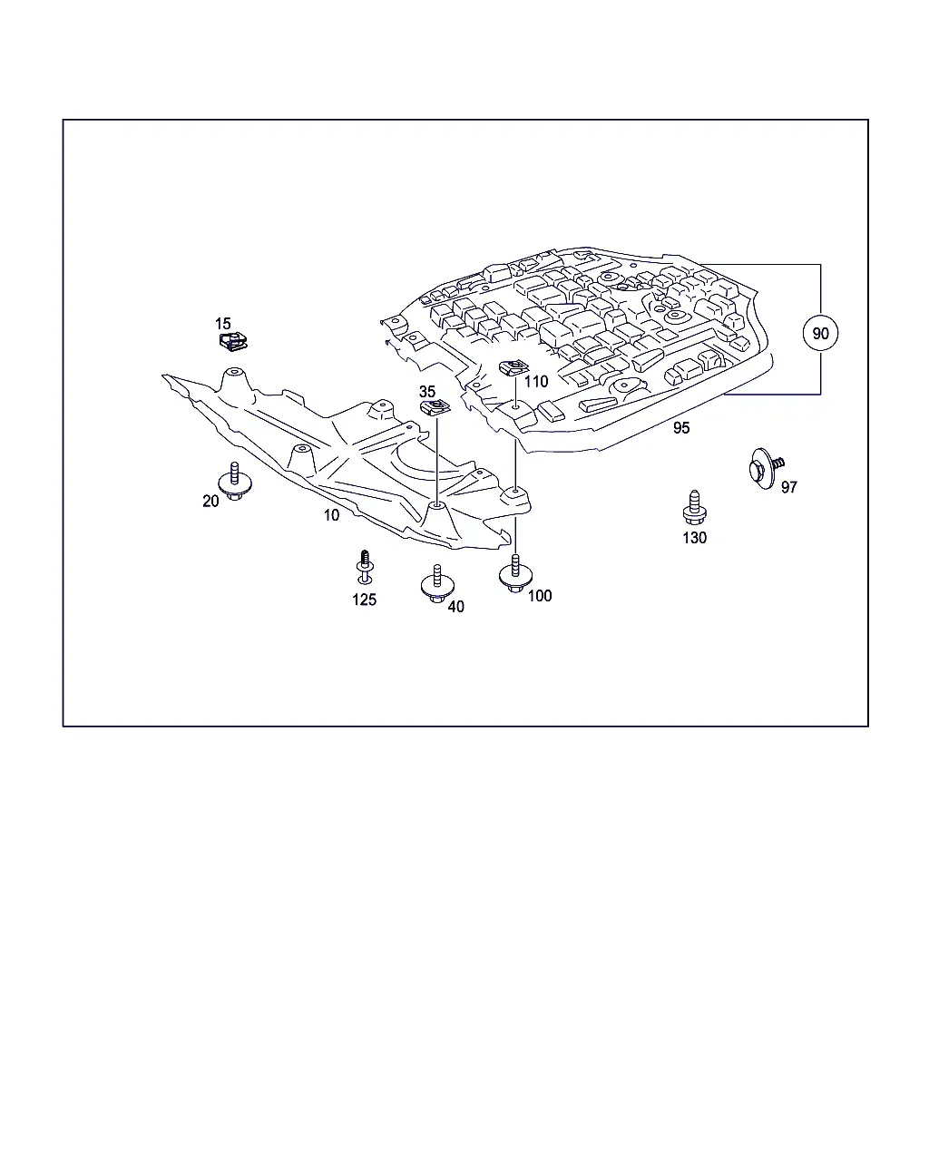 Engine Undershield diagram
