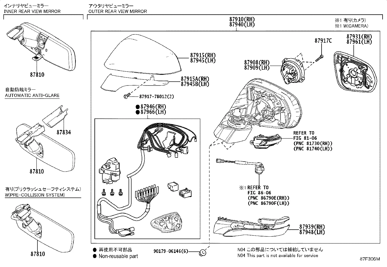 Rear View Mirrors diagram