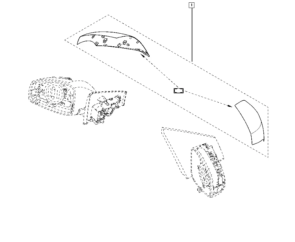 Rearview mirror diagram