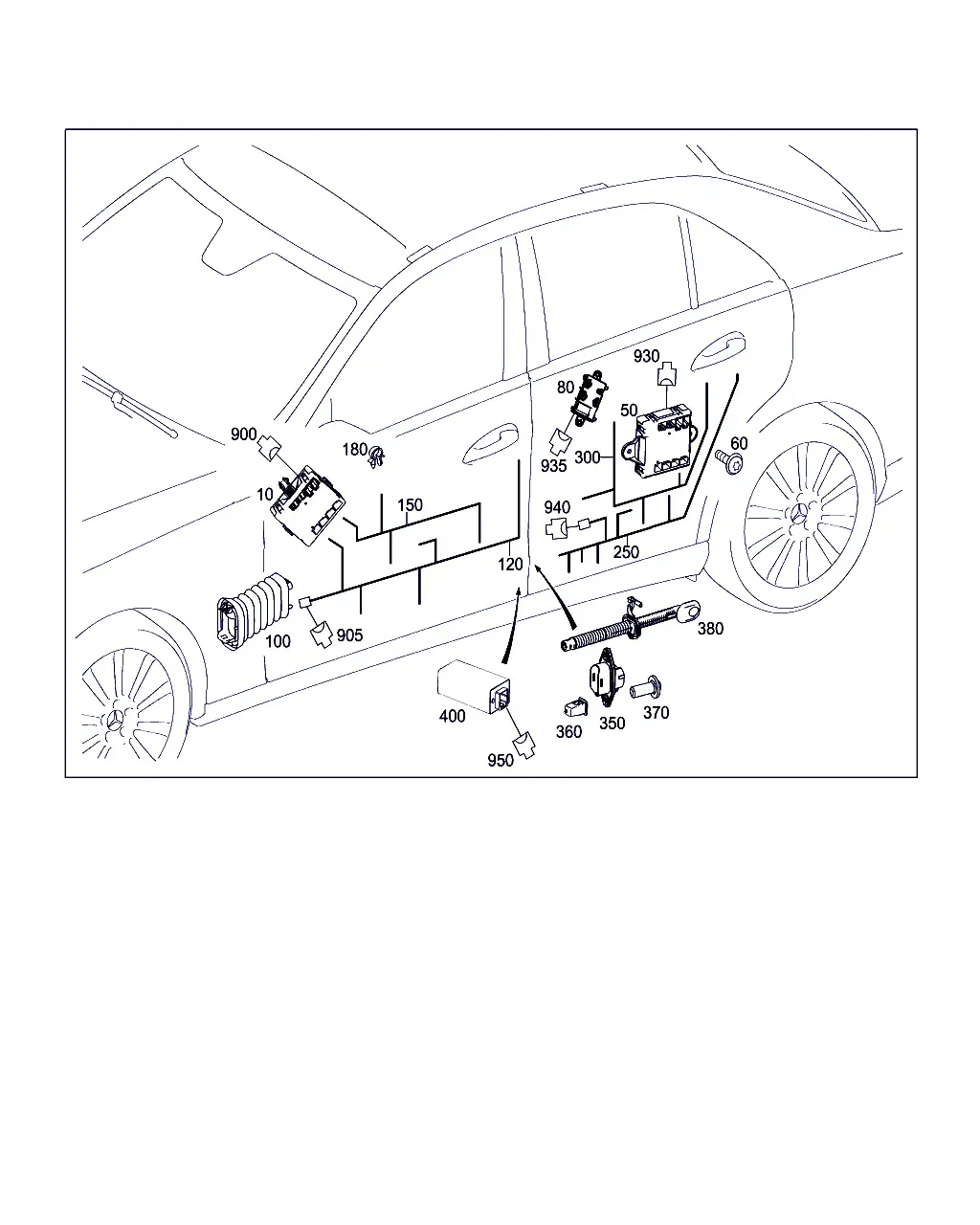 Door wiring harness diagram