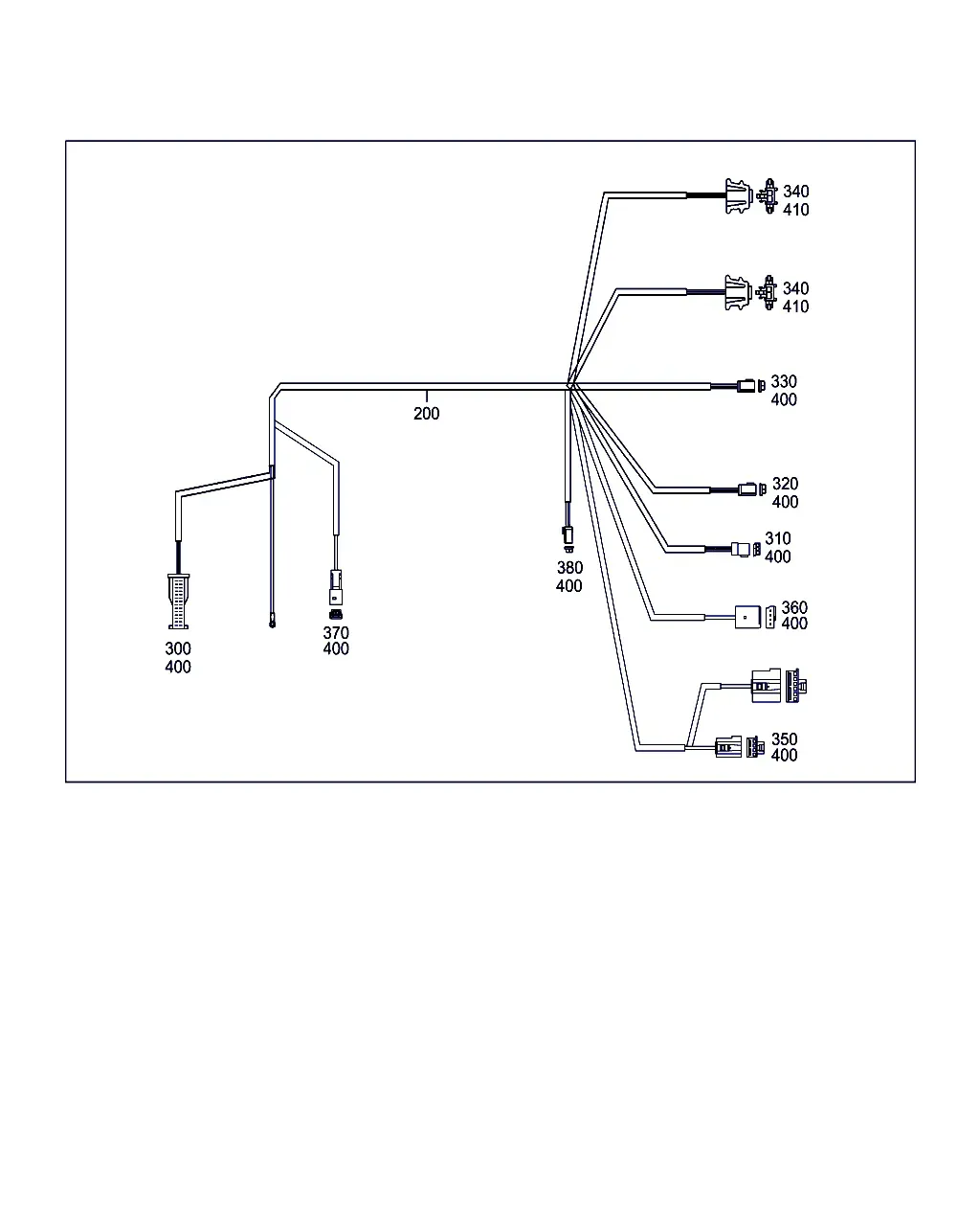 Жгут электропроводки крышки багажника diagram