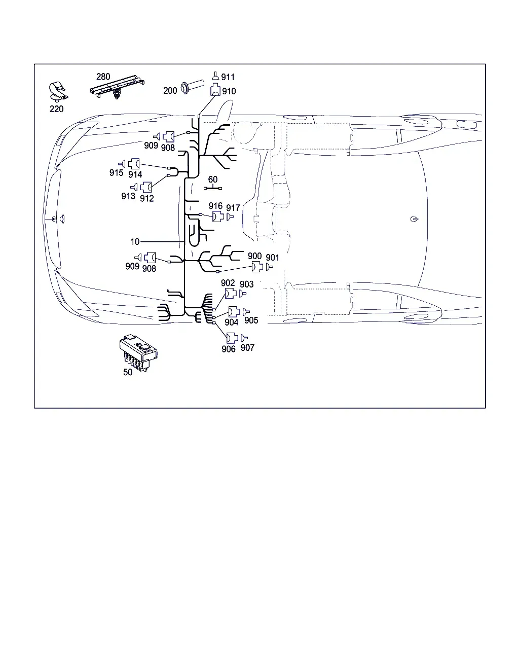 Front Panel Wiring Harness diagram