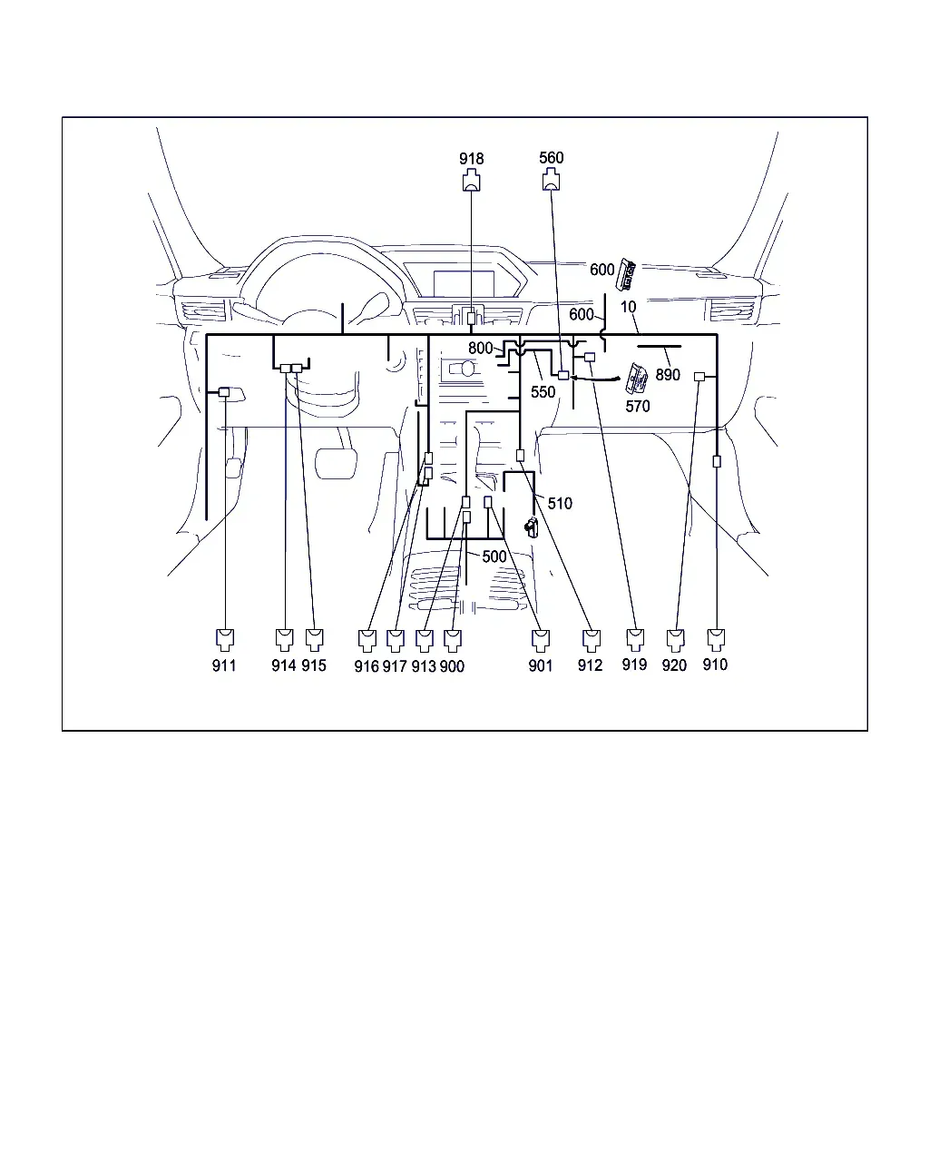 Dashboard wiring harness diagram