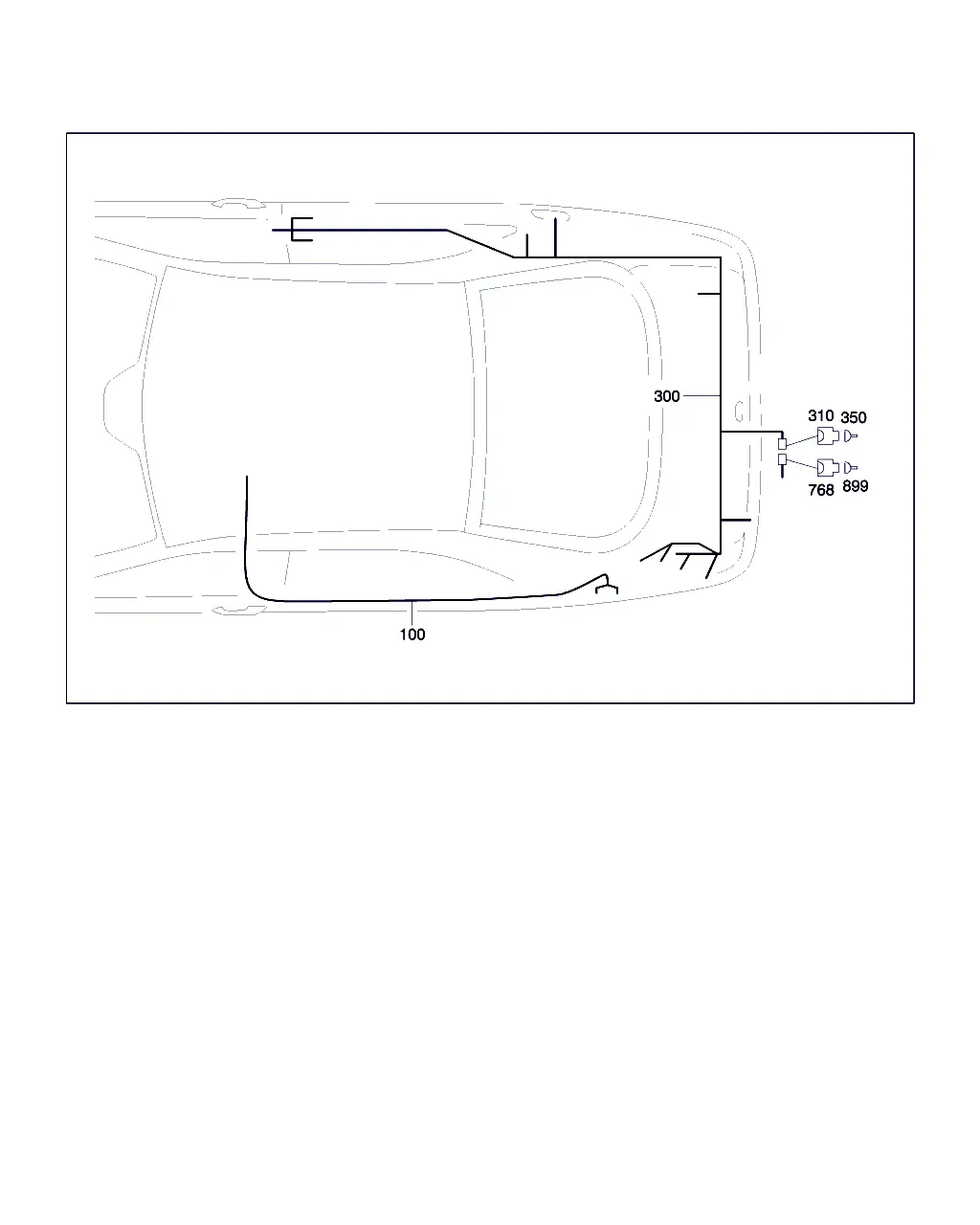 Trunk Compartment Wiring Harness diagram