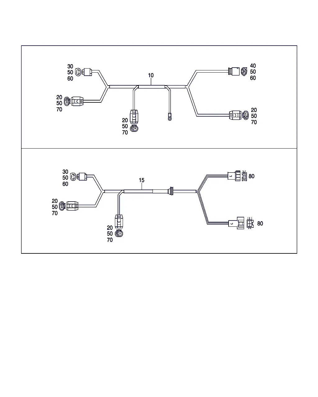 Жгут проводов датчика освещённости и подогрева форсунок омывателя diagram