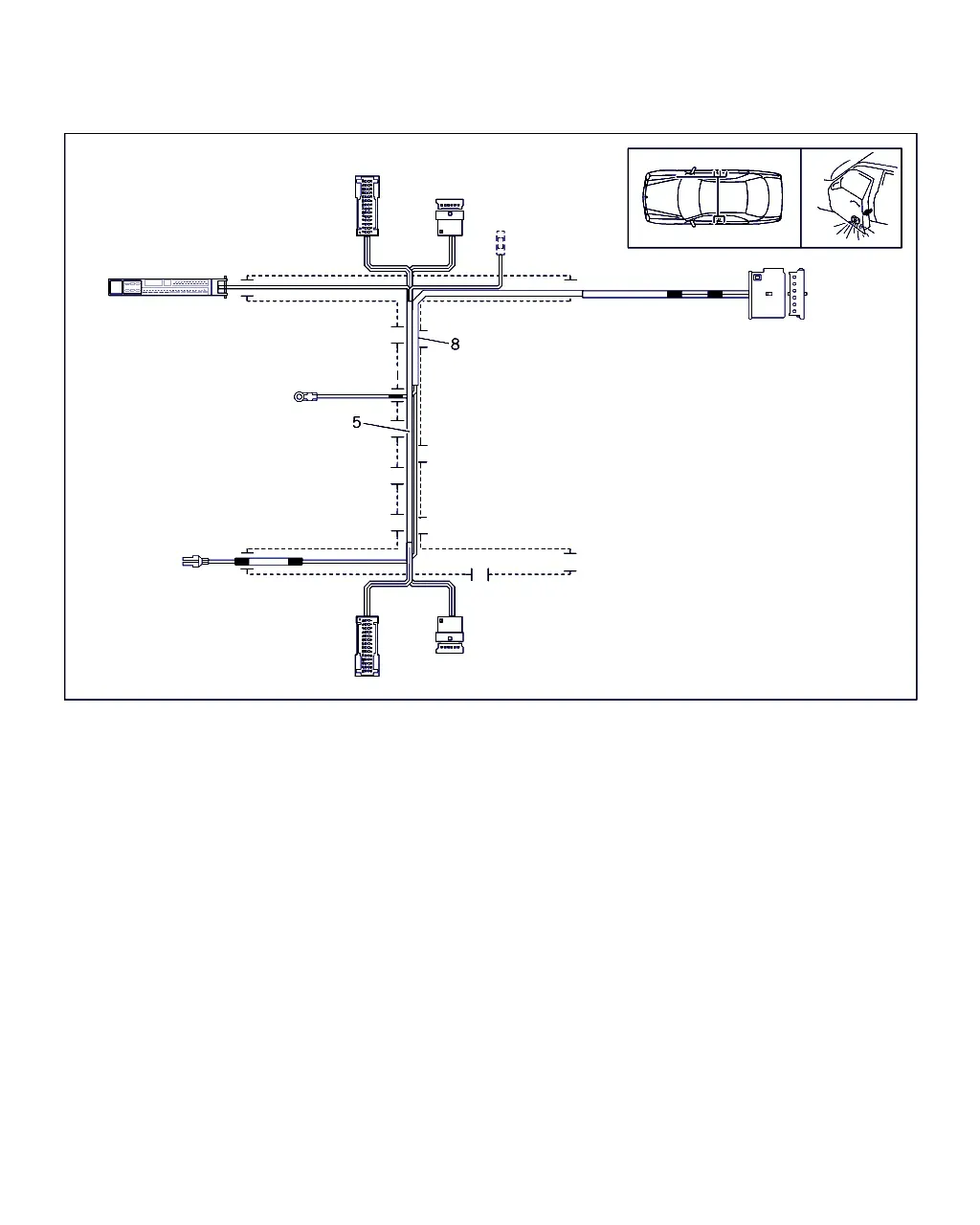 Interior lighting wiring harness diagram
