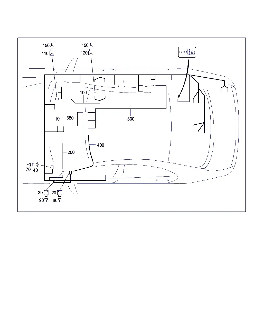 Жгуты электропроводки для автомобилей такси diagram