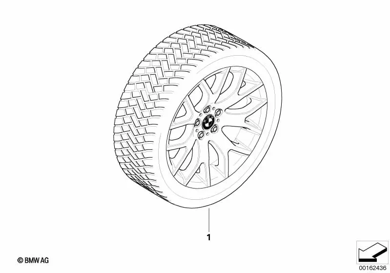 Winter Wheel Assembly diagram