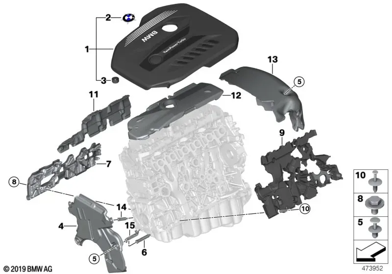 Engine Acoustic Cover diagram